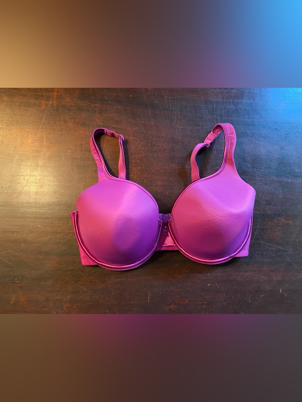Vanity Fair Magenta Body Caress Full Coverage Contour Bra 75335 34DD